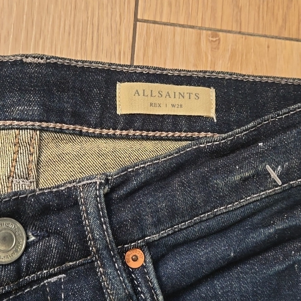 AllSaints‘Rex’ slim-fit jeans W28 - Picture 5 of 11